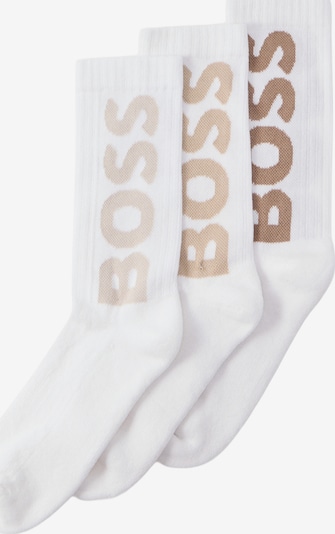 Kojinės iš BOSS, spalva – smėlio spalva / kupranugario / gelsvai pilka spalva / balta, Prekių apžvalga