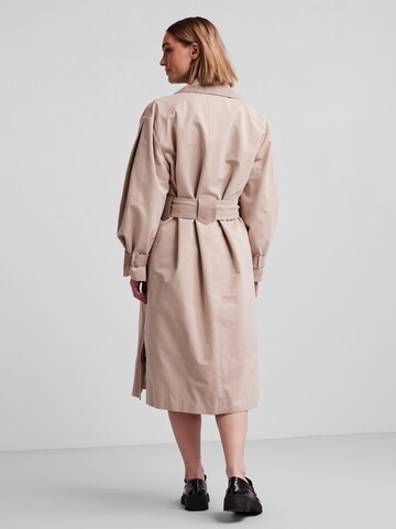 Y.A.S Between-Seasons Coat 'Gloria' in Brown