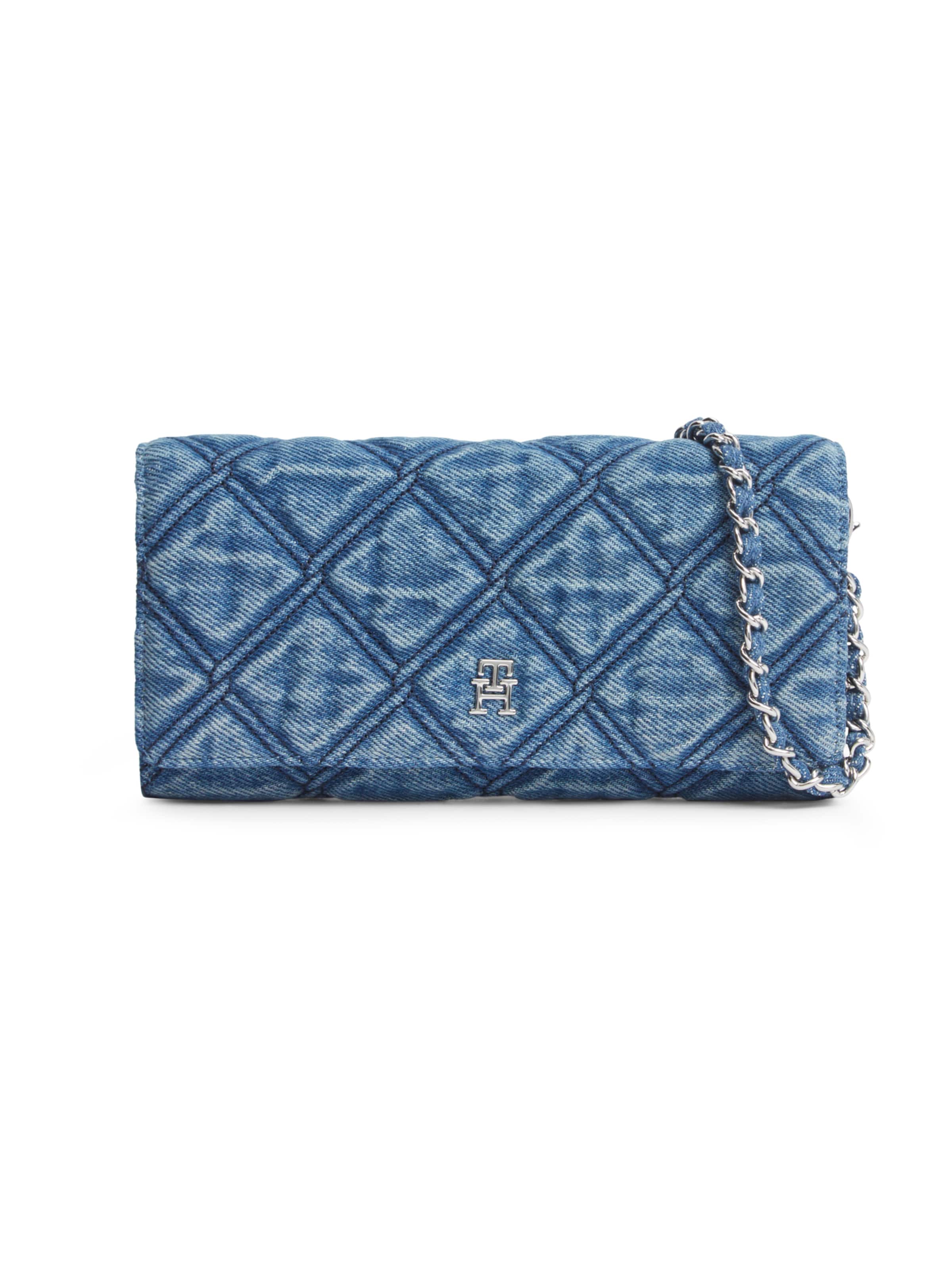 TOMMY HILFIGER Wallet in Blue: front
