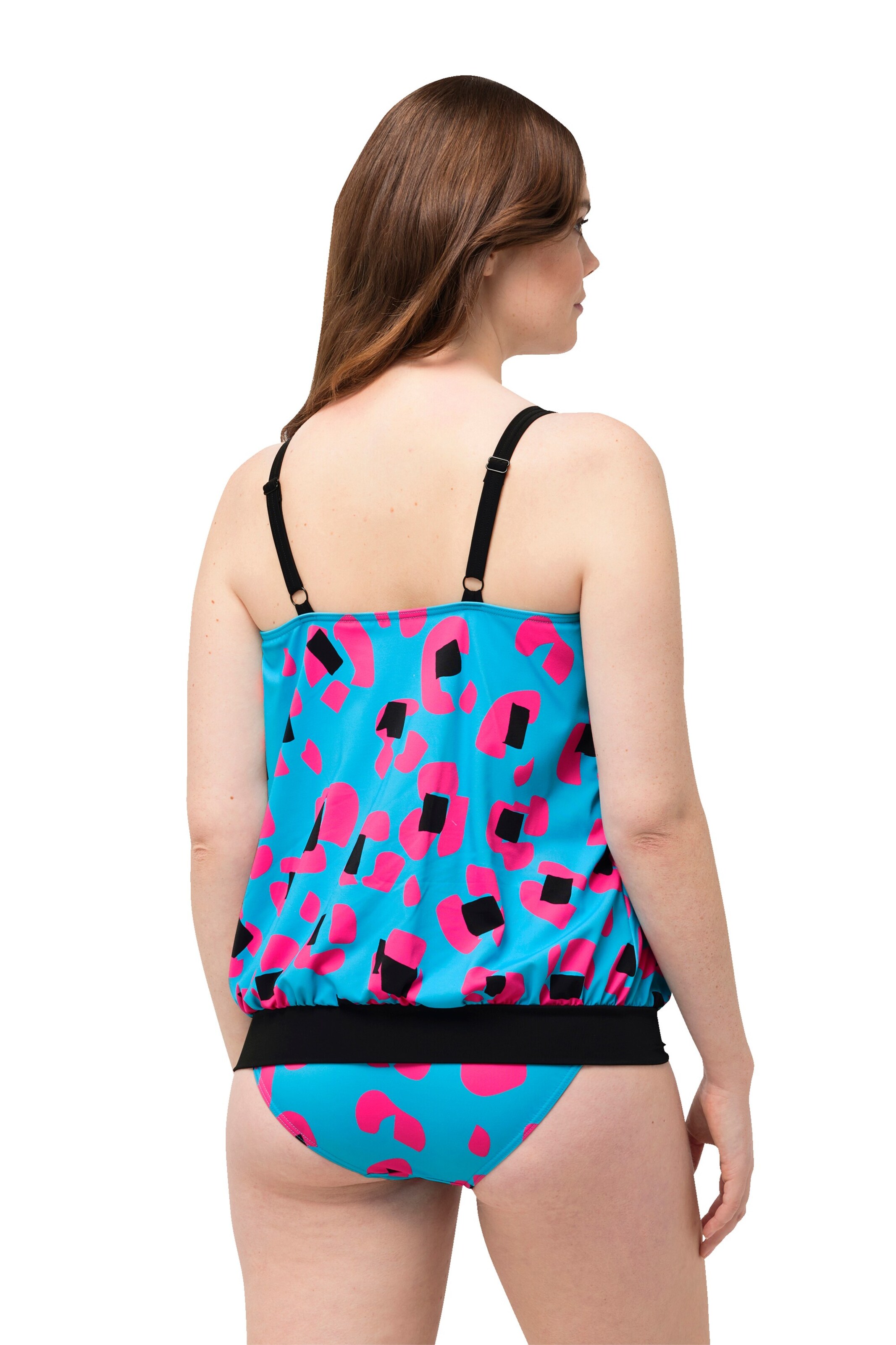 Ulla Popken Tankini in Blauw