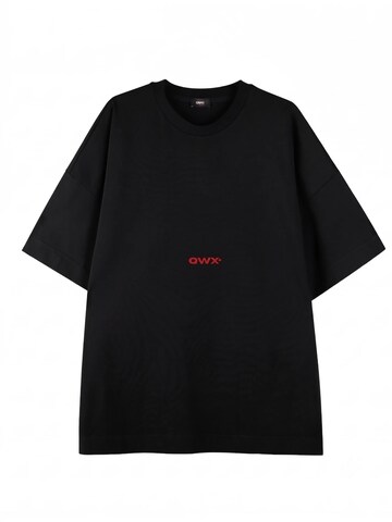 Maglia extra large 'Offline' di QWX2 in nero