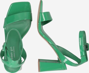 Madden Girl Sandalen met riem 'WINNII' in Groen