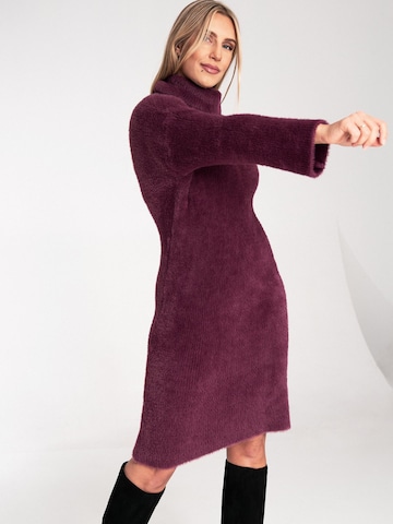 Figl Gebreide jurk 'M1096' in Rood