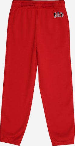Tapered Pantaloni 'HERITAGE' di GAP in rosso: frontale