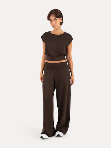 T-shirt ' Jorina ' Smilodox en marron
