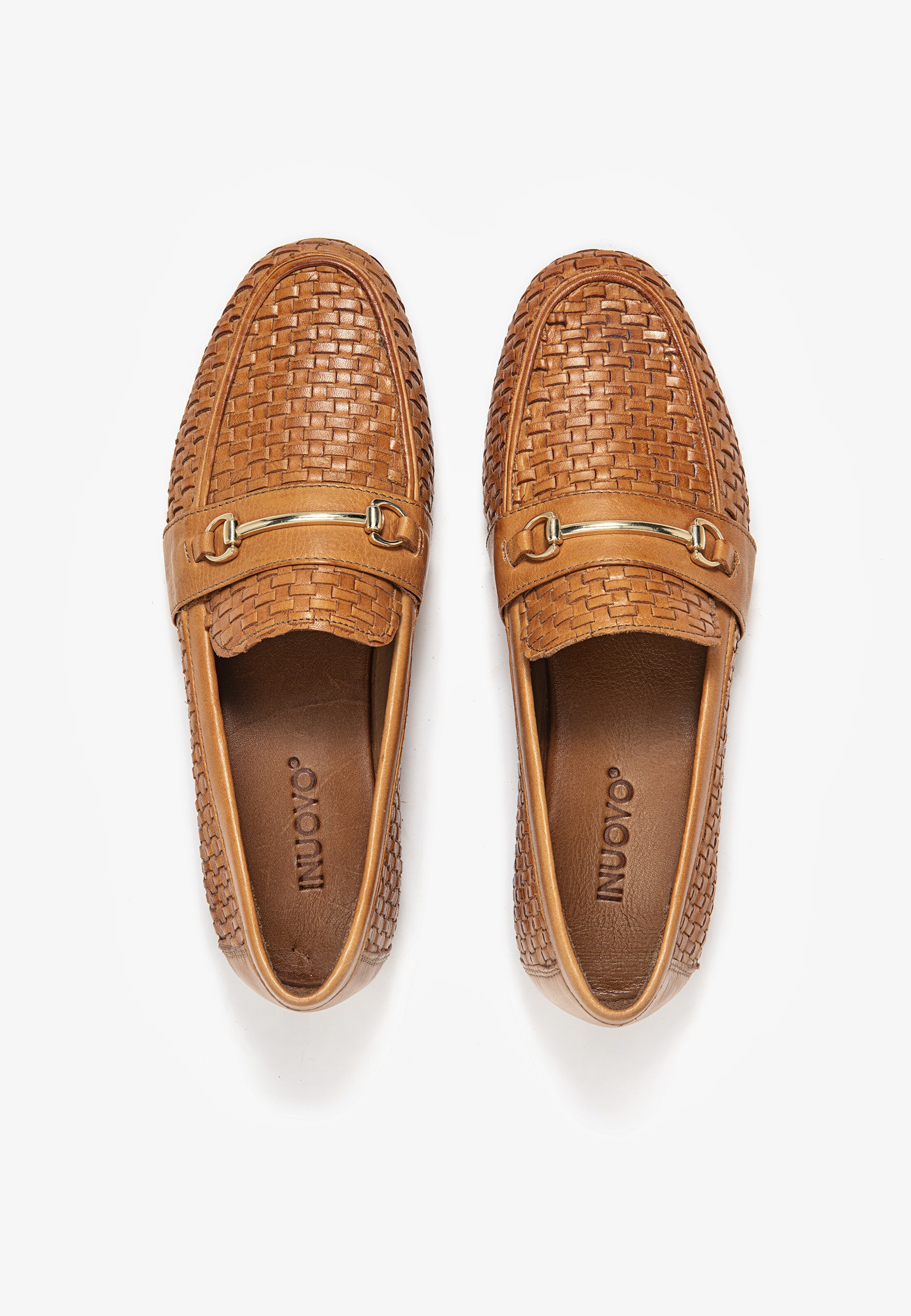 Frauen Halbschuhe INUOVO Slipper in Cognac - VW52829 Frauen Halbschuhe INUOVO Slipper in Cognac - VW52829