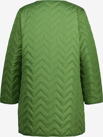 Ulla Popken Between-Season Jacket in Green