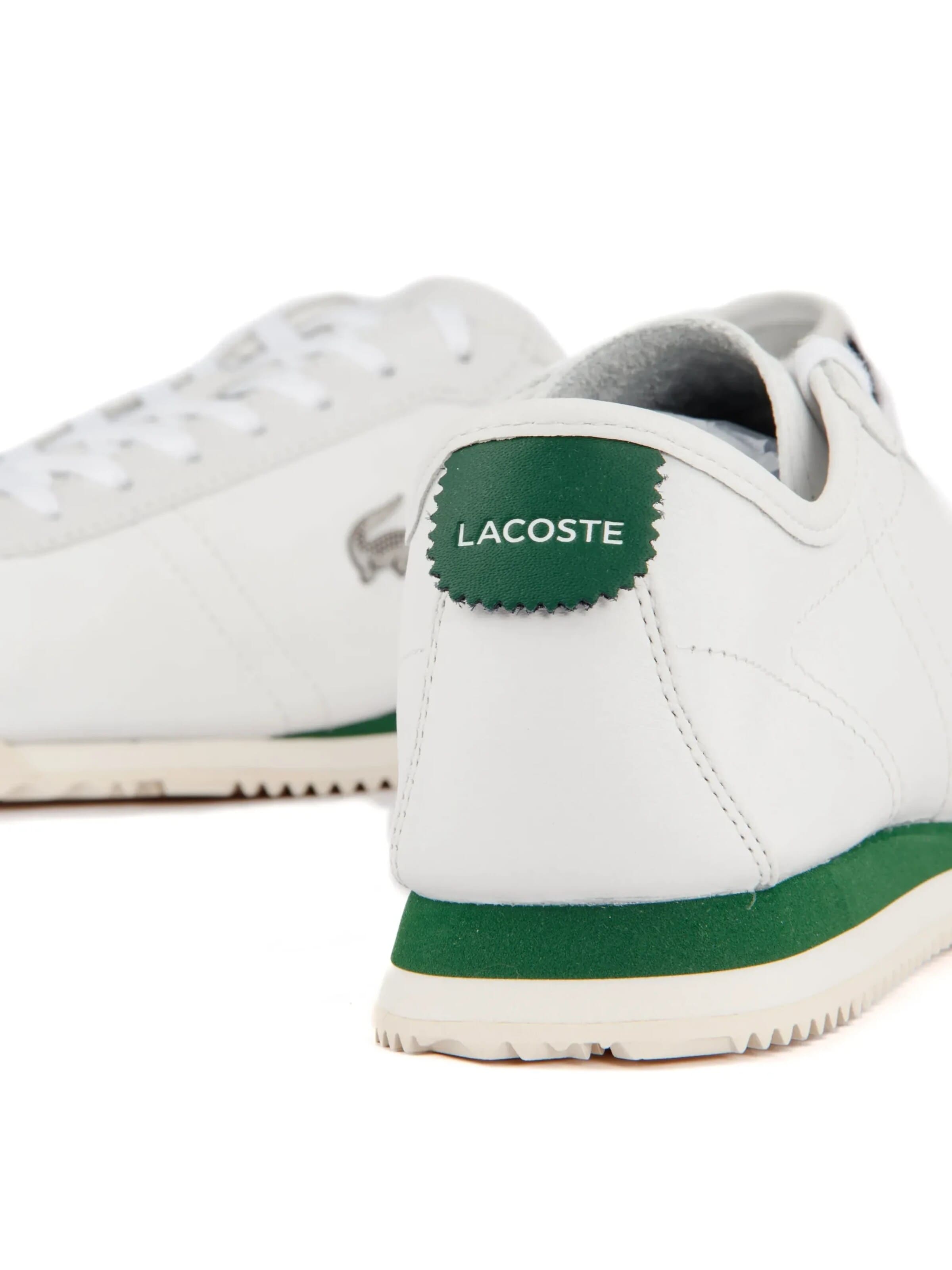 LACOSTE Veterschoen 'Club Low rend' in Wit