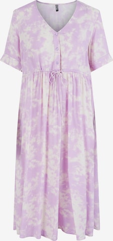 PIECES - Vestido 'Nya' em roxo: frente