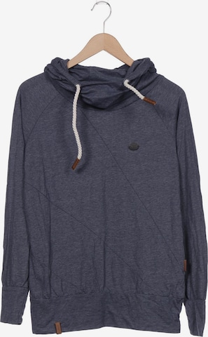 naketano Sweatshirt & Zip-Up Hoodie in L in Blue: front