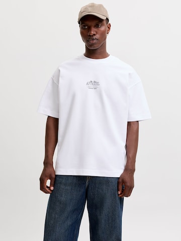 JACK & JONES Shirt in Wit: voorkant