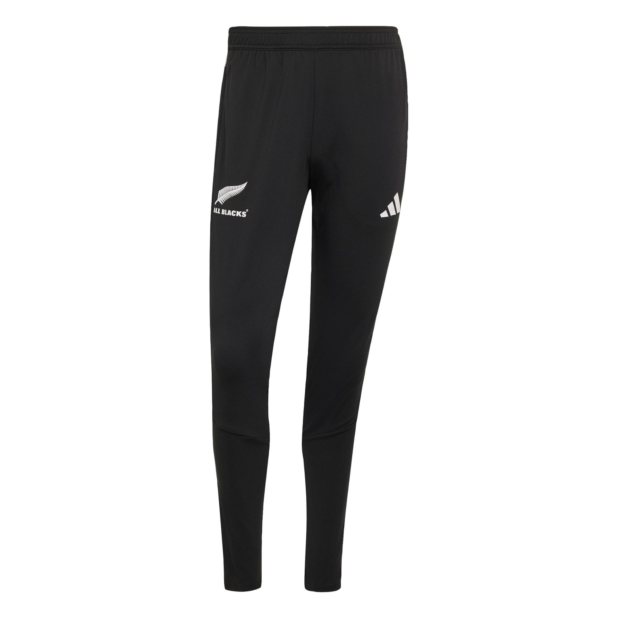 ADIDAS PERFORMANCE Slimfit Sportbroek 'All Blacks' in Zwart: voorkant
