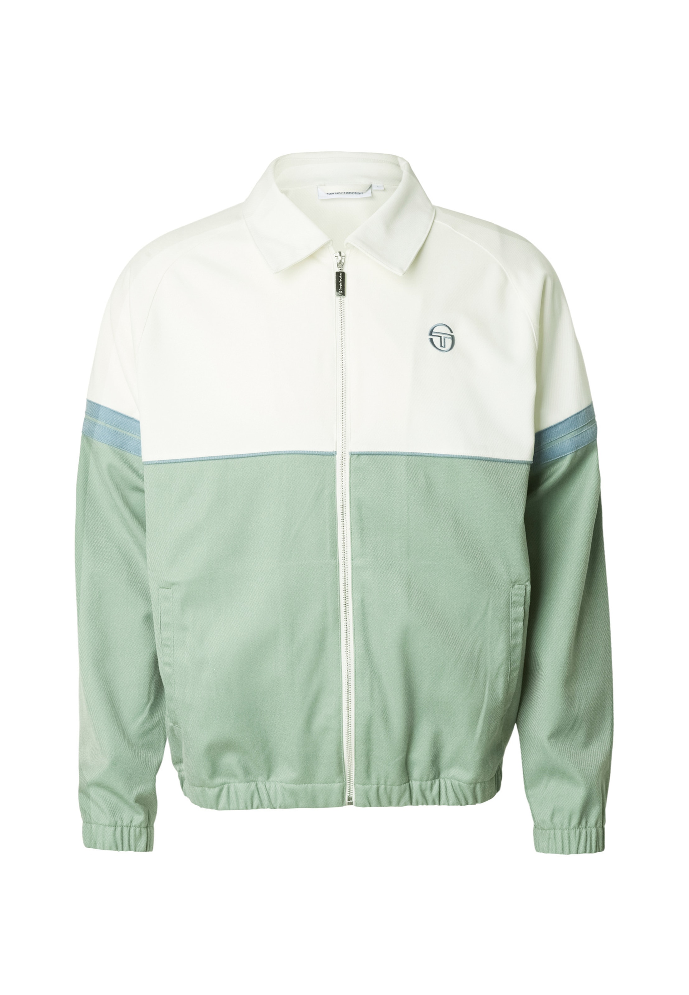 Sergio Tacchini Tréningdzseki 'Orion Tencel' - zöld: elől
