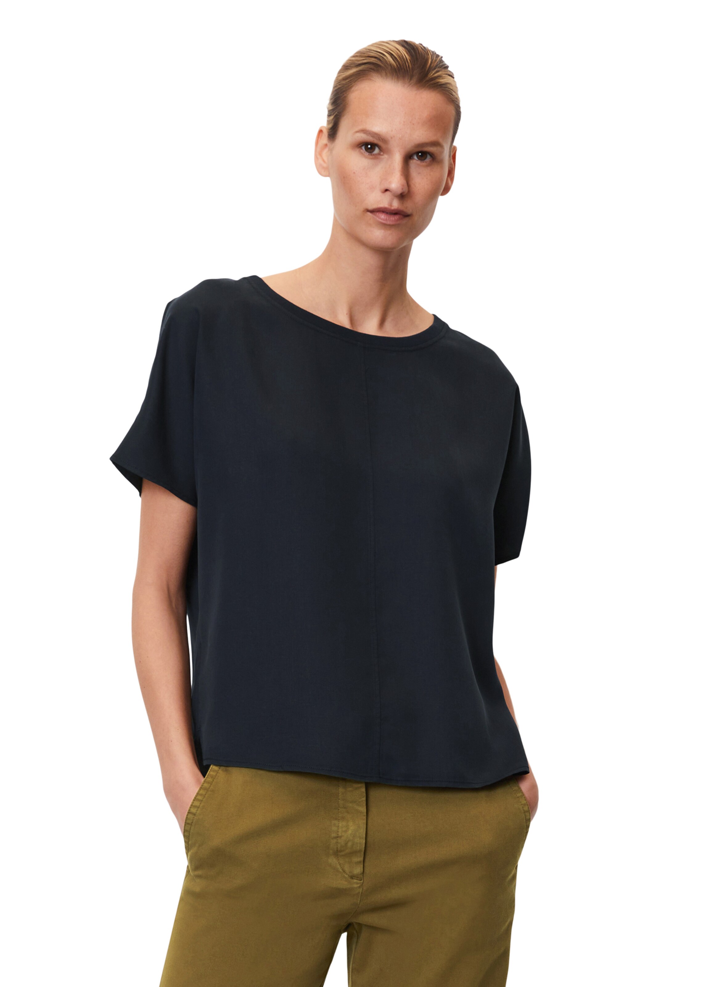 zils Marc O'Polo T-Krekls: no priekšpuses