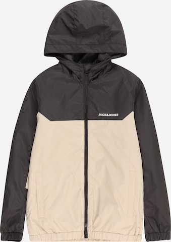 Jack & Jones Junior Between-Season Jacket 'DOVER' in Beige: front