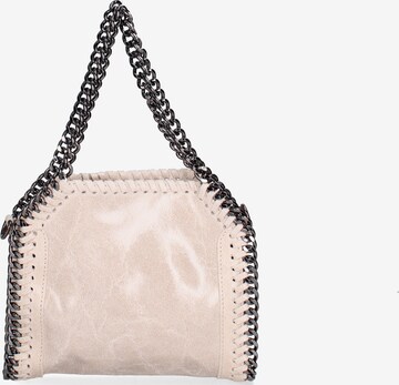 Borsa a mano 'Borsa a mano donna pelle scamosciata stampata con zip - Zefira Chic' di Gave Lux in beige: frontale