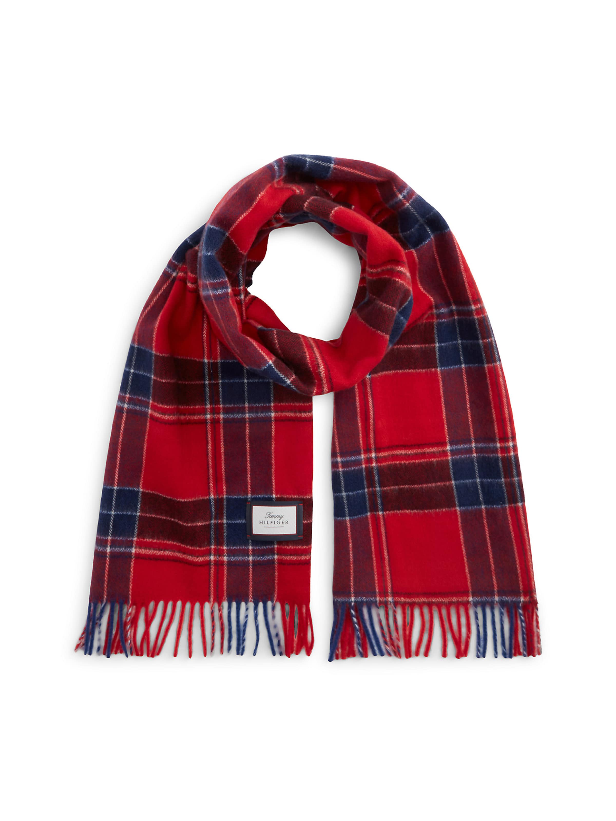 TOMMY HILFIGER Scarf in One Size in Blue / Red, Item view