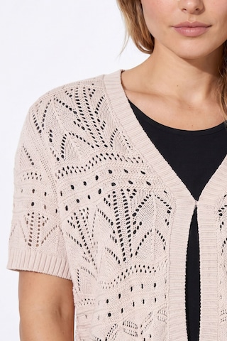 Angel of Style Gebreid vest in Beige