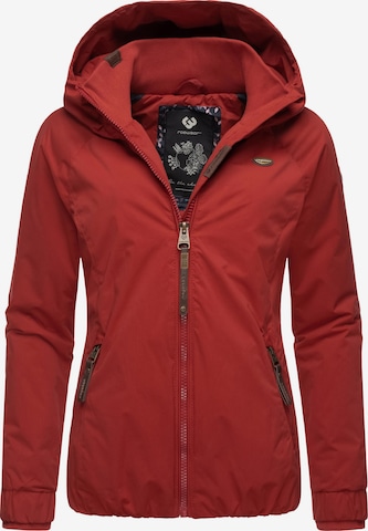 Ragwear Outdoor Jacket 'Dizzie' in Red: front
