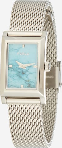 FURLA - Reloj analógico 'Baguette' en azul: frente