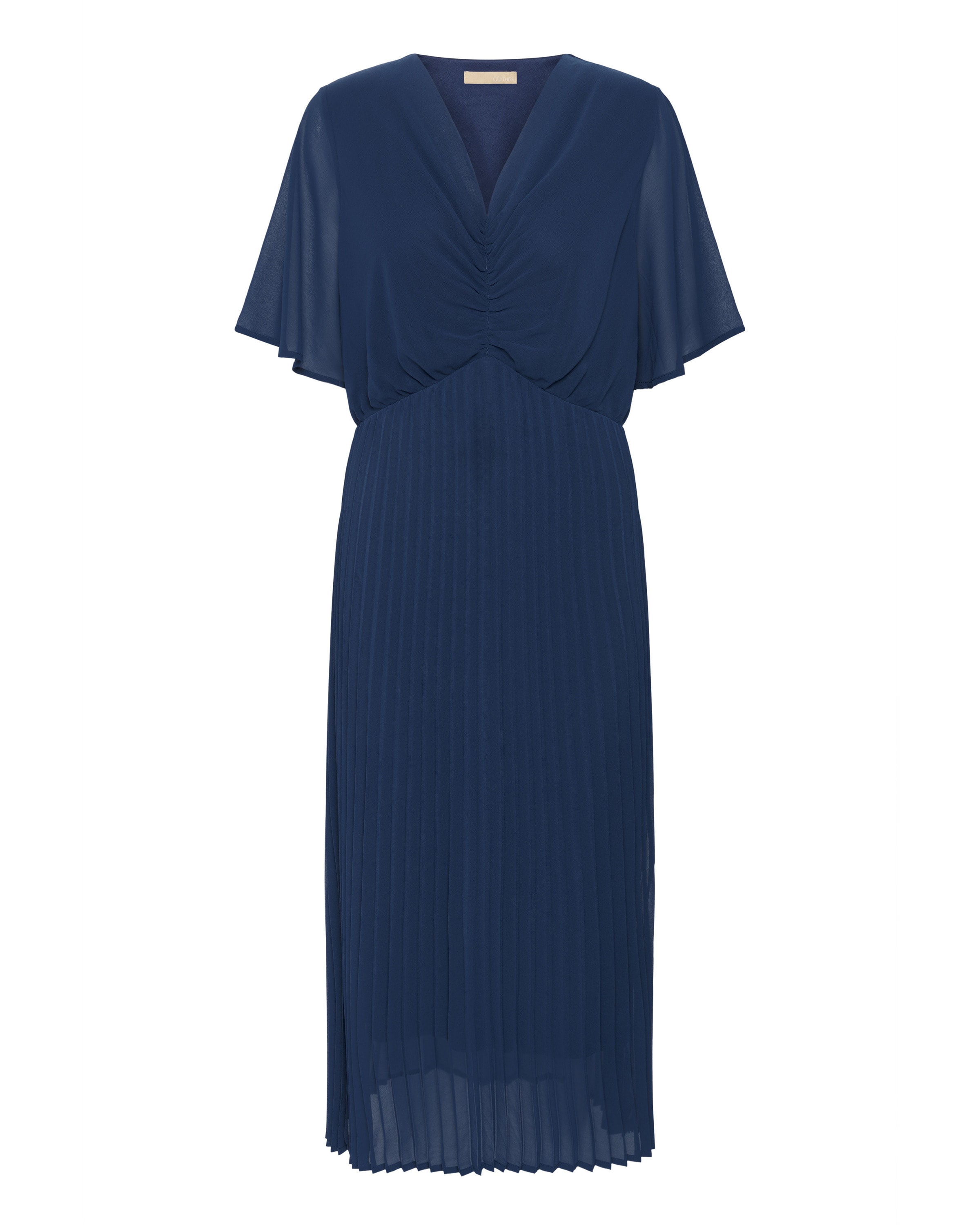 Robe de soirée CULTURE en bleu : devant