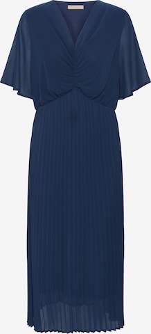 Robe de soirée CULTURE en bleu : devant