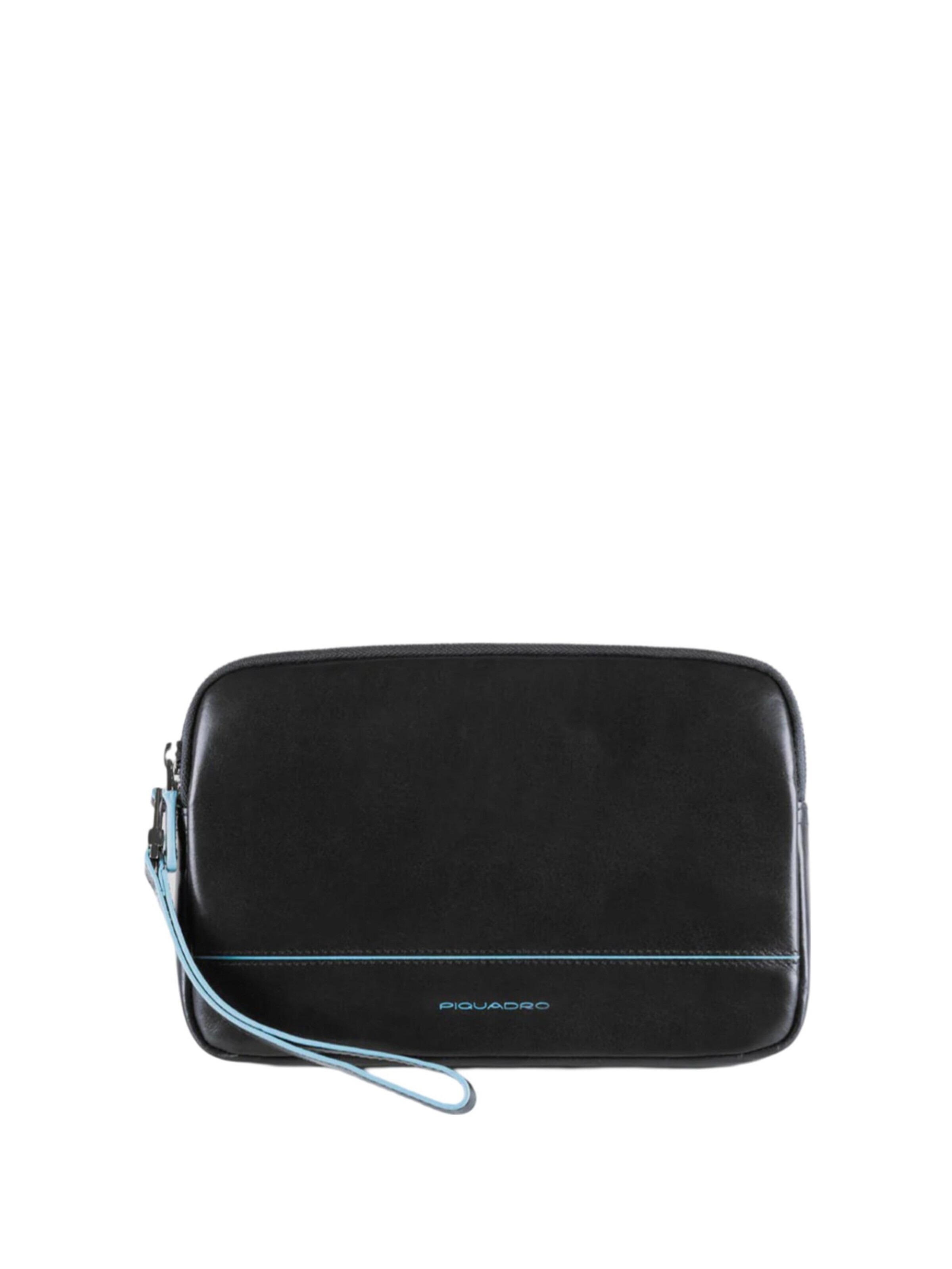 Piquadro - Bolso de hombro en negro: frente