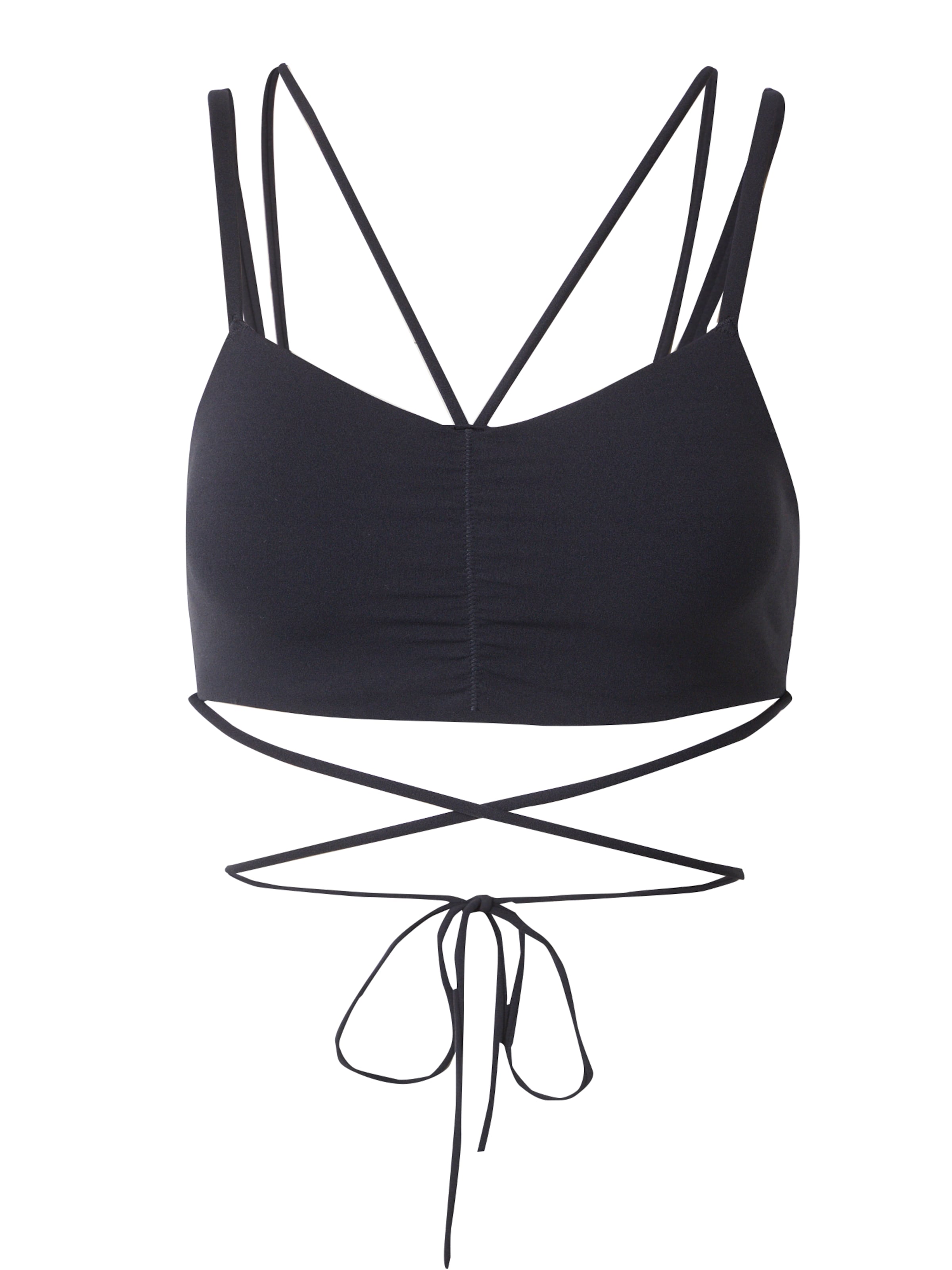 NIKE Μπουστάκι Αθλητικό σουτιέν 'InfinaSoft' σε μαύρο: μπροστά