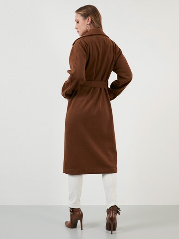 LELA Between-Seasons Coat in Brown