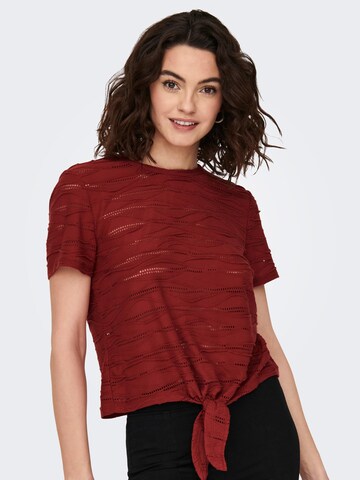 T-shirt 'JULIANA' ONLY en rouge