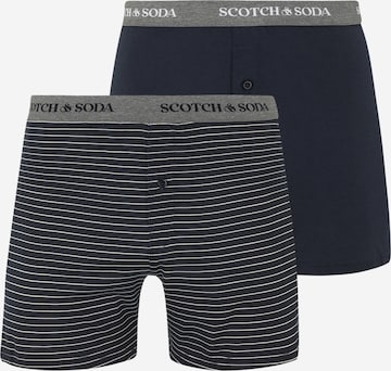 Boxers SCOTCH & SODA en bleu : devant