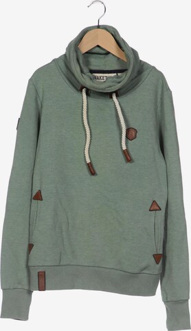 naketano Sweatshirt & Zip-Up Hoodie in L in Green: front