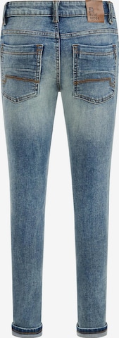 Skinny Jeans di WE Fashion in blu