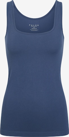 FALKE Top 'Seamless' in Blau: Vorderseite