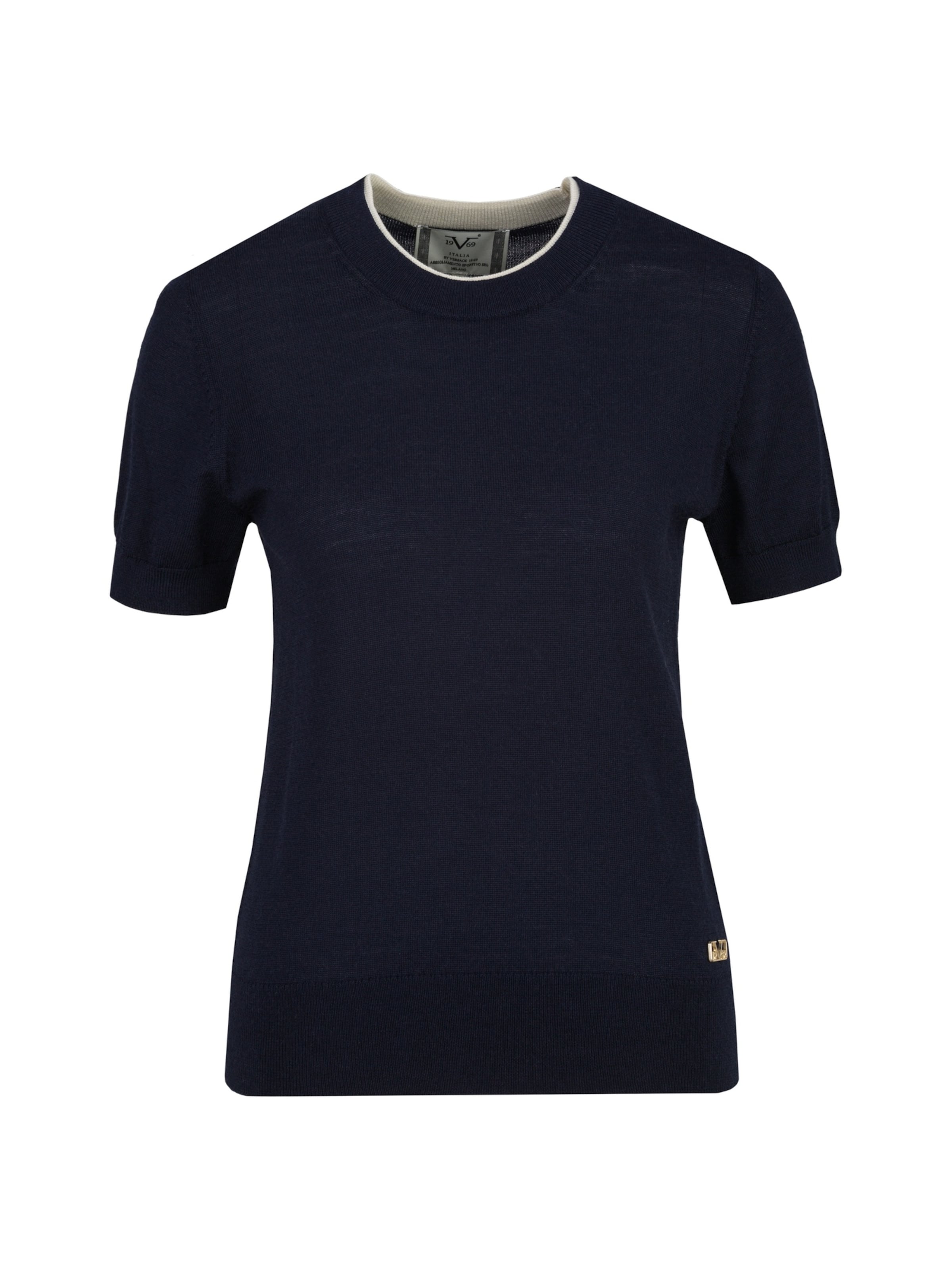 19V69 ITALIA Pullover 'Noe' in Blau: Vorderseite