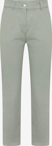 zero Slimfit Broek in Groen: voorkant