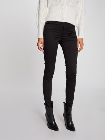 Morgan Skinny Hose 'PACO' in Schwarz: Vorderseite