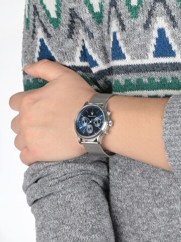 Maserati - Reloj analógico en plata: frente
