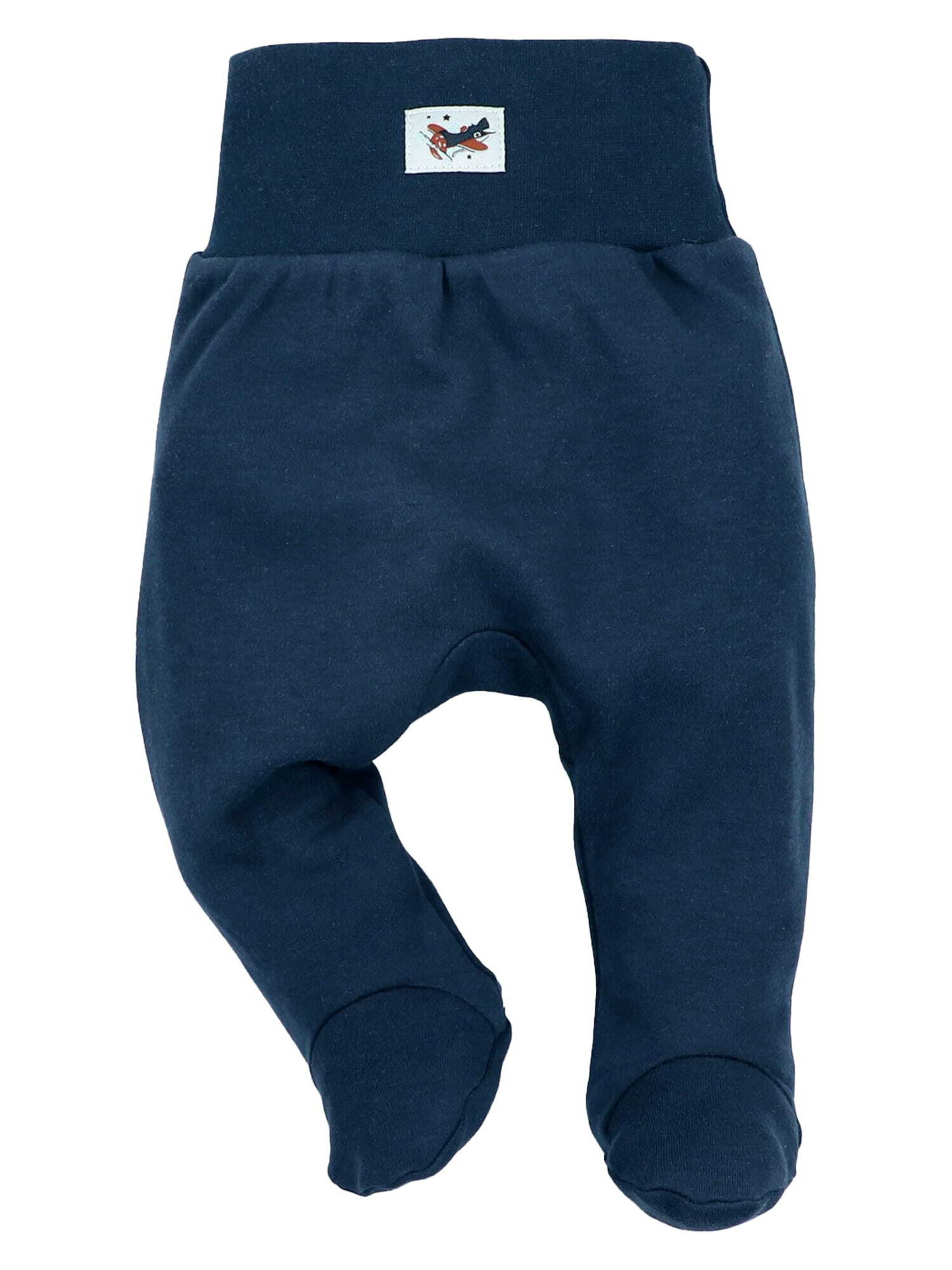 Effilé Pantalon 'Flugzeug' NINI en bleu : devant