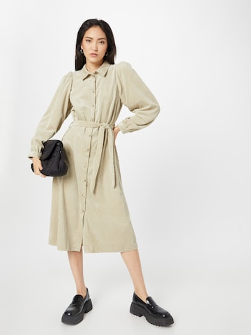 MSCH COPENHAGEN - Vestido camisero en beige