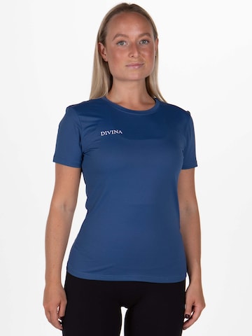 Top sportivo 'Pono' di Divina in blu: frontale