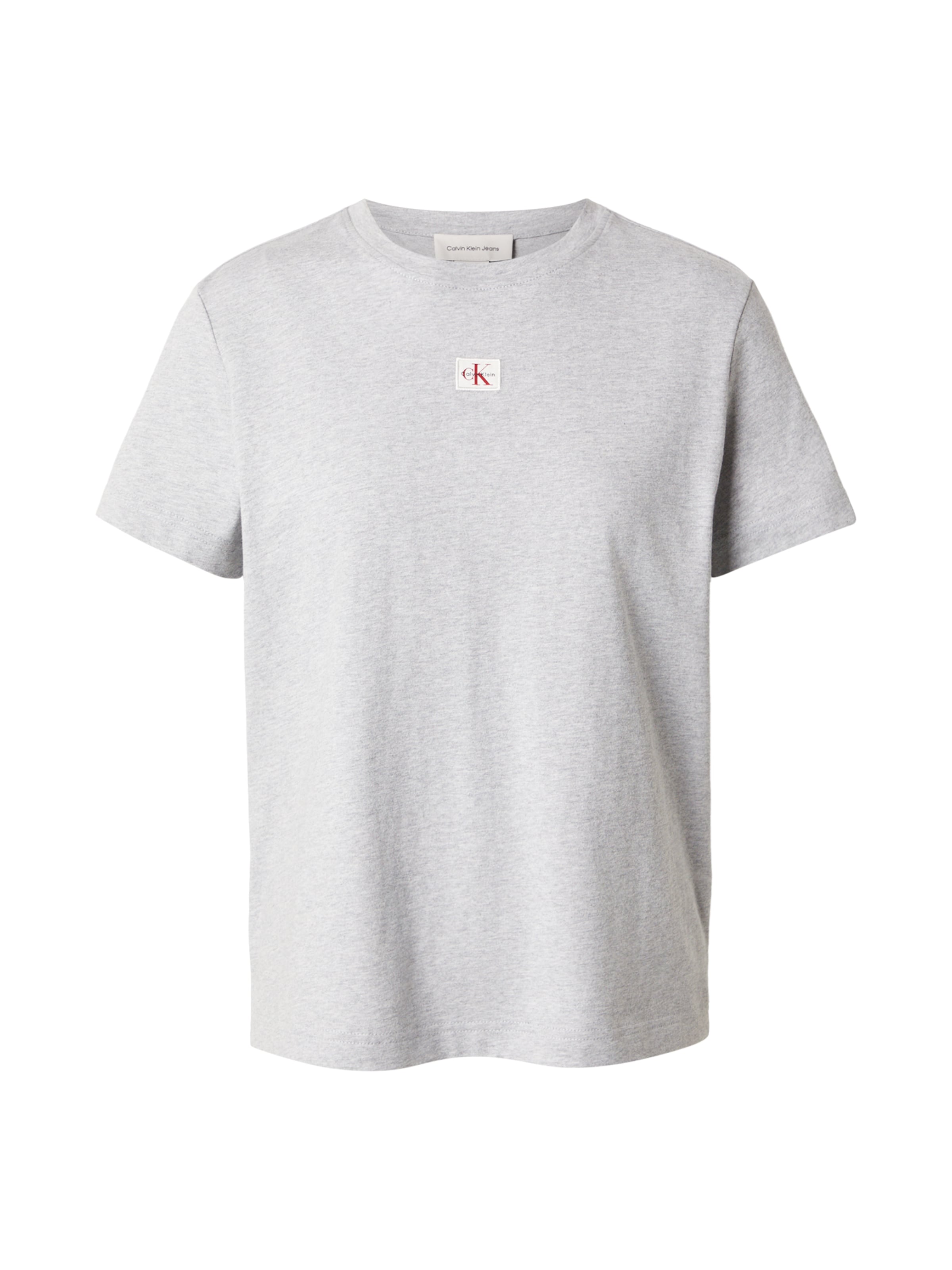 T-shirt Calvin Klein Jeans en gris : devant