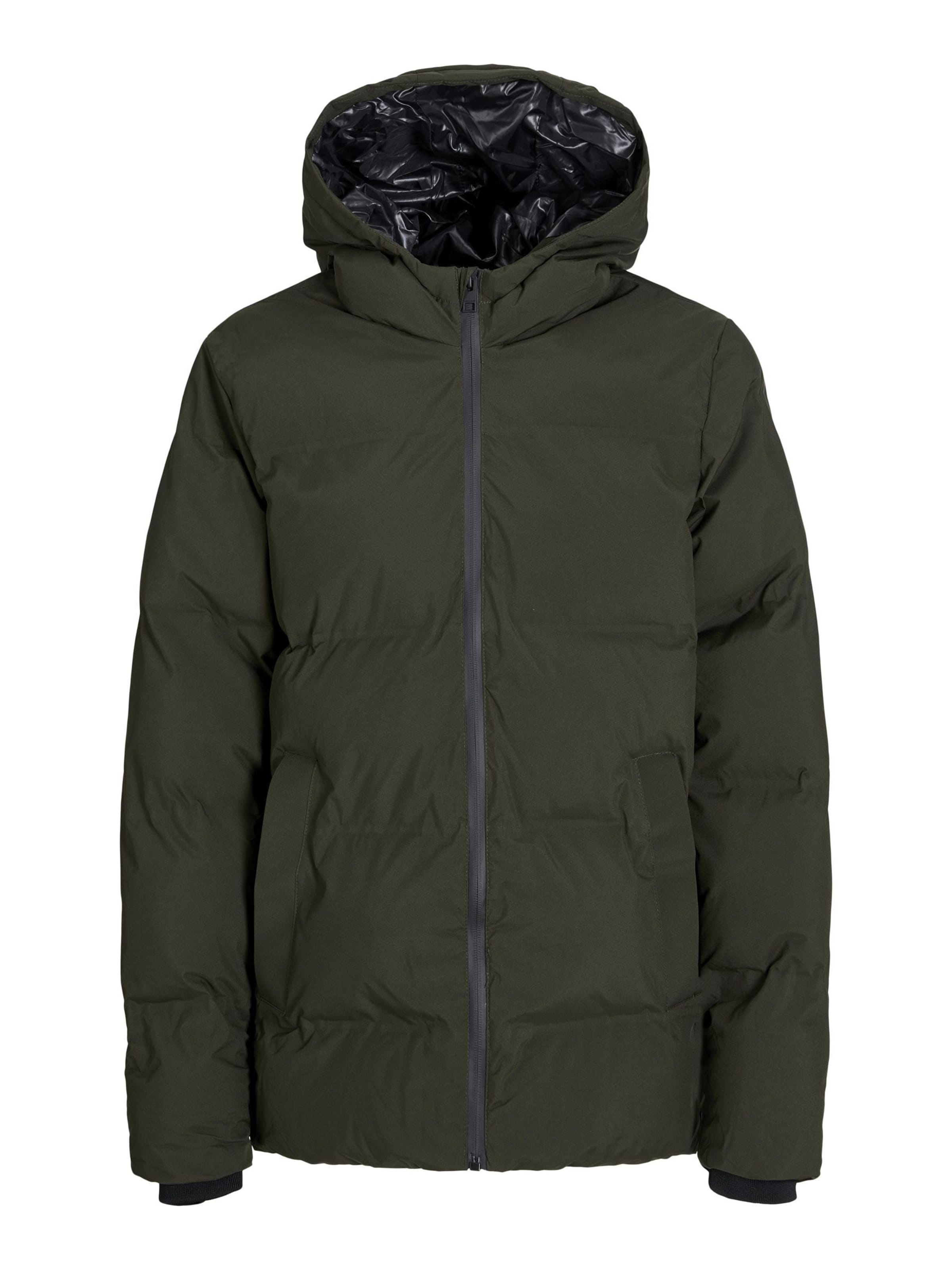 Giacca invernale di Jack & Jones Junior in verde: frontale
