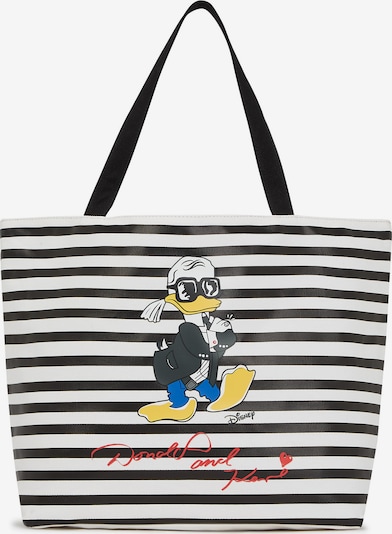 Karl Lagerfeld Shopper torba 'Disney x Karl Lagerfeld' u plava / žuta / crna / bijela, Pregled proizvoda