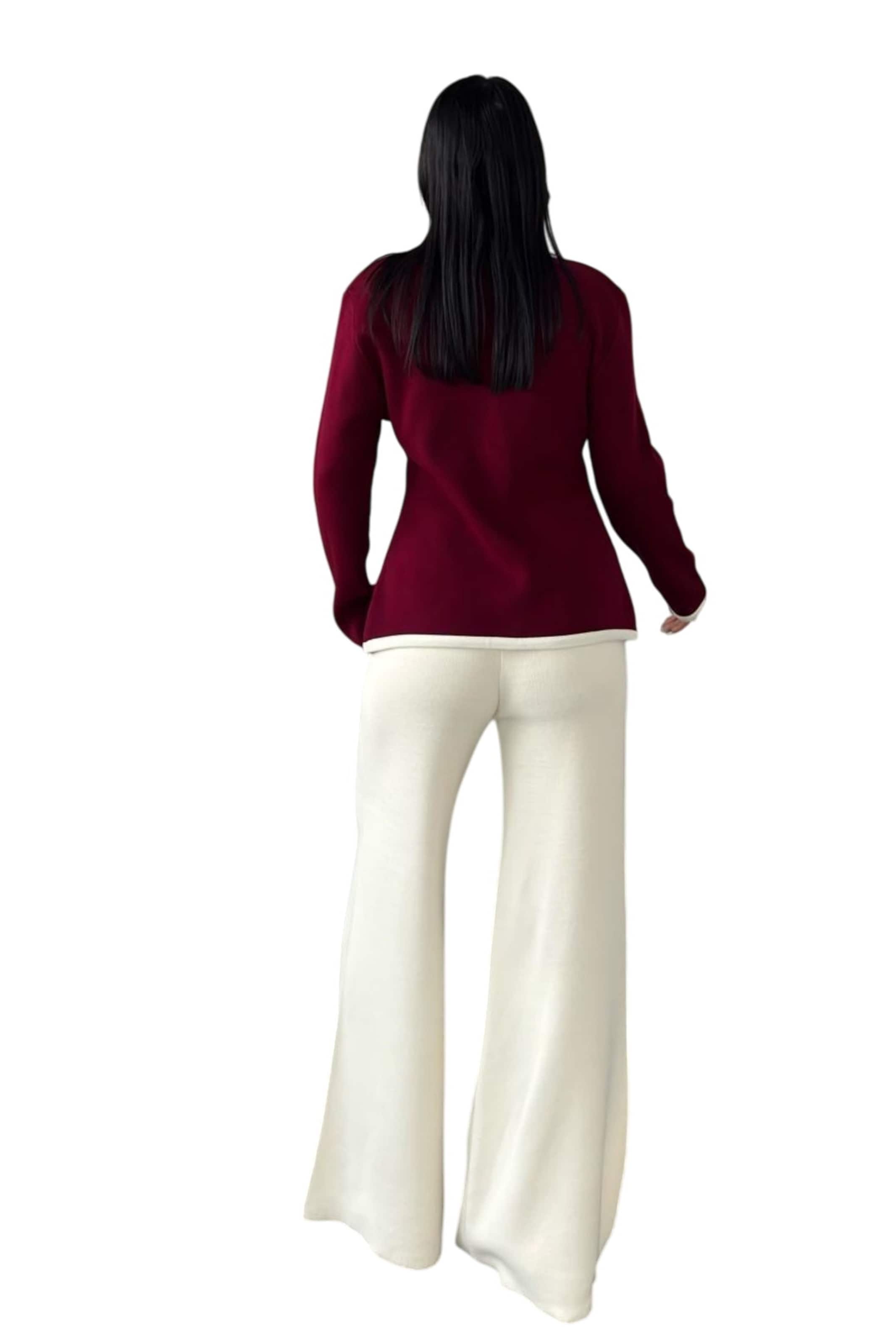 WOMAN VISION Gebreid vest in Rood