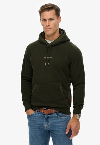 Superdry Sweatshirt in Green: front