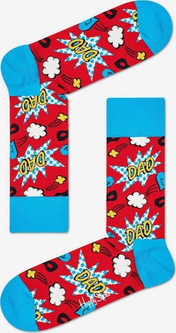 Chaussettes 'Super Dad' Happy Socks en mélange de couleurs