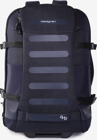 Hedgren Trolley in Blauw: voorkant