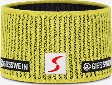 GIESSWEIN Sportstirnband 'Hochfilzen' in Gelb: predná strana