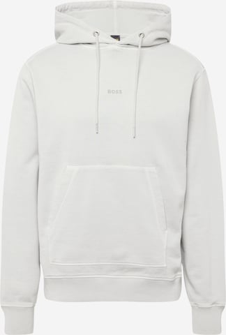 BOSS Orange Sweatshirt 'Wefadehoody' in Grau: predná strana